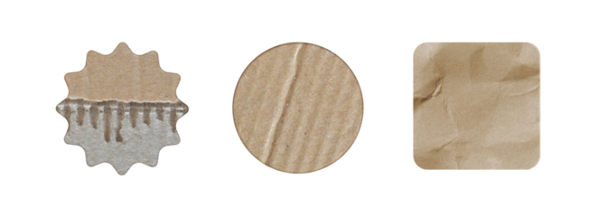 Empty card sign on a white background.