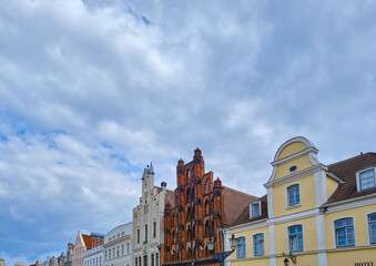 Fototapeta premium Historical Architecture, Wismar, Mecklenburg-Western Pomerania, Germany