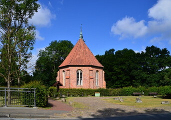 Historical Church in the Village Stellichte, Lower Saxony