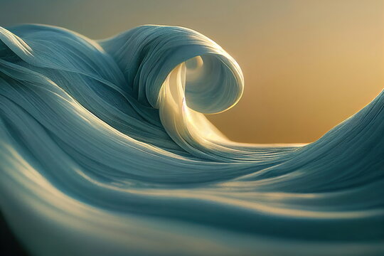 abstract background with waves, wave illustration azt sunset