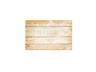 Natural textured wooden rectangular planks signboard isolated transparent png