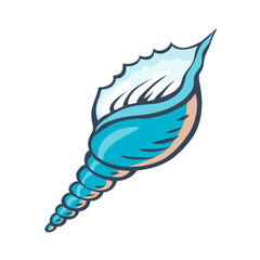 Seashells set. Snail sea shell. Marine underwater twisted seashell. Spiral shape. Undersea mollusc. Animal and wildlife. Cartoon art illustration isolated on white background. Vector sketch