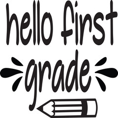 Back to School  SVG And T-Shirt Design