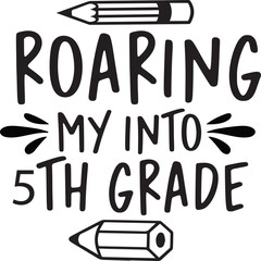 Back to School  SVG And T-Shirt Design