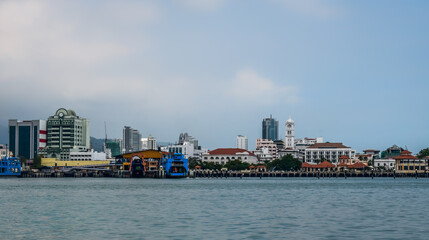 George Town the capital of the province of Penang in Malaysia.