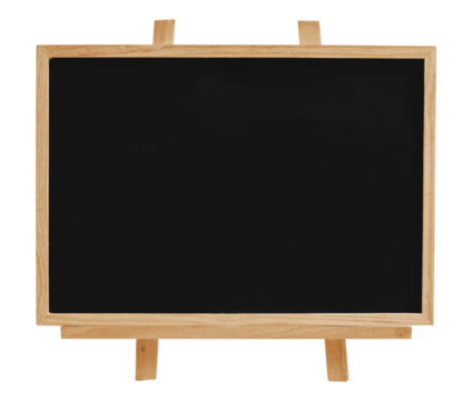 Wooden chalkboard. Blackboard for education
