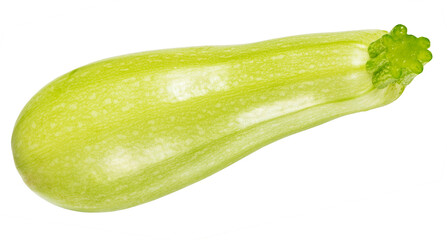 fresh vegetable marrow isolated on white.