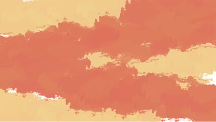 Orange watercolor background for textures backgrounds and web banners design