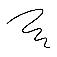 Hand drawn doodle icon - scribble line