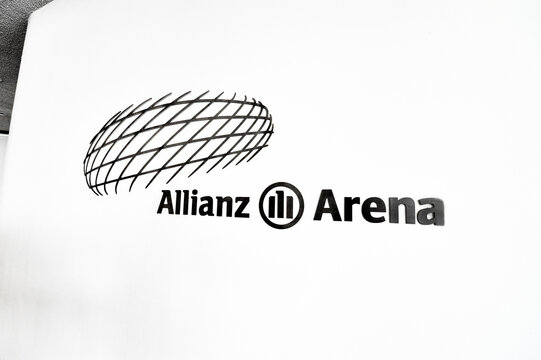 Interior fragment of Alianz arena - the official playground of FC Bayern