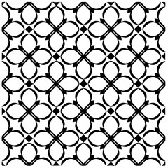Fototapeta premium seamless pattern.Simple stylish abstract geometric background. Monochrome Picture. Black and white color. Design for decor, prints, textile or wrapping.Design element for prints. 