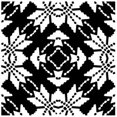 seamless pattern.Simple stylish abstract geometric background. Monochrome Picture. Black and white color. Design for decor, prints, textile or wrapping.Design element for prints. 