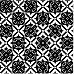 seamless pattern.Simple stylish abstract geometric background. Monochrome Picture. Black and white color. Design for decor, prints, textile or wrapping.Design element for prints. 
