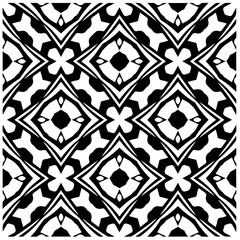 seamless pattern.Simple stylish abstract geometric background. Monochrome Picture. Black and white color. Design for decor, prints, textile or wrapping.Design element for prints. 