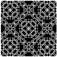 seamless pattern.Simple stylish abstract geometric background. Monochrome Picture. Black and white color. Design for decor, prints, textile or wrapping.Design element for prints. 