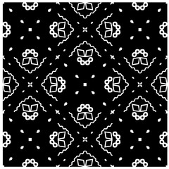 seamless pattern.Simple stylish abstract geometric background. Monochrome Picture. Black and white color. Design for decor, prints, textile or wrapping.Design element for prints. 