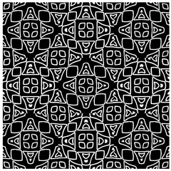 seamless pattern.Simple stylish abstract geometric background. Monochrome Picture. Black and white color. Design for decor, prints, textile or wrapping.Design element for prints. 