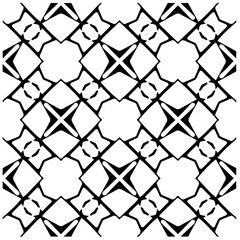 Naklejka premium seamless pattern.Simple stylish abstract geometric background. Monochrome Picture. Black and white color. Design for decor, prints, textile or wrapping.Design element for prints. 