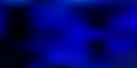 Dark blue vector blurred background.