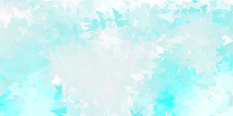 Light blue vector poly triangle texture.