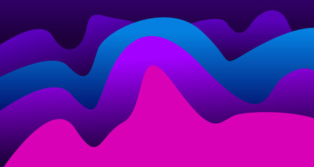 background abstract colorful papercut modern