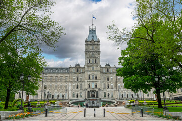 Obraz premium Quebec parliament in Quebec City, Canada