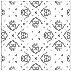 Vector pattern with symmetrical elements . Repeating geometric tiles from striped elements.
