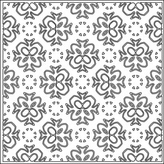  Vector pattern with symmetrical elements . Repeating geometric tiles from striped elements.