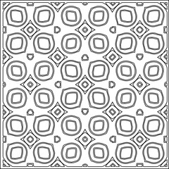  Vector pattern with symmetrical elements . Repeating geometric tiles from striped elements.