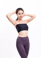 Fototapeta premium woman doing exercise