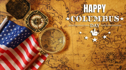 National USA holiday . COLUMBUS DAY.