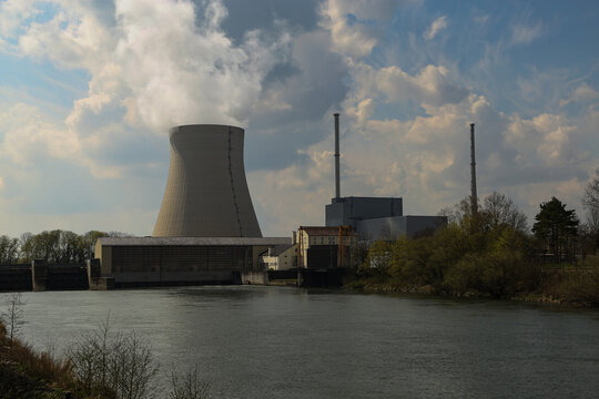 Kernkraftwerk Isar Ohu bei Landshut  2022