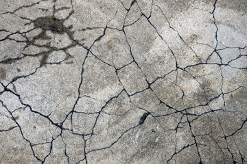 dry cracked soil