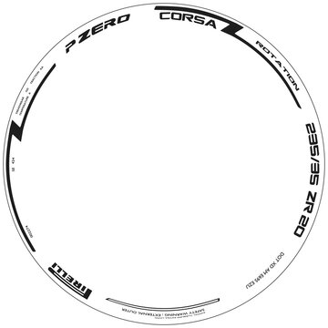 pirelli tire p-zero corsa sidewall