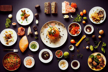 food on a plate gourmet