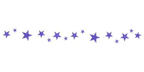 Glittering Star Frame for Decoration