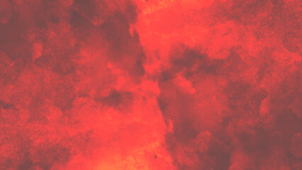 Abstract Watercolor red grunge background painting. Beautiful stylist modern red texture background with smoke. Red grunge old paper texture. Rich red background texture, marbled stone or rock texture