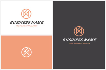 Letter KA Logo Design