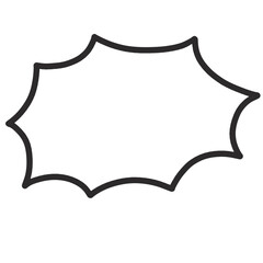 Cue Speech and Thought Bubble Doodle