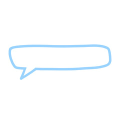 Cue Speech and Thought Bubble Doodle