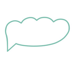 Cue Speech and Thought Bubble Doodle