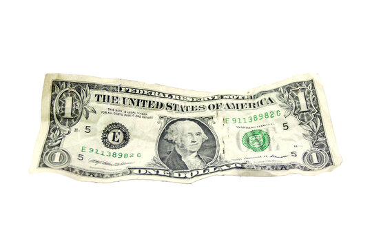 one dollar bill money paper.