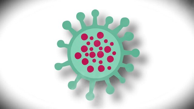 Corona Virus Green Animation Effect for World Health Presentation