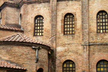 ravenna historical center kingdom of the Lombards with fantastic and unique mosaics in the...