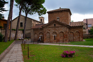 ravenna historical center kingdom of the Lombards with fantastic and unique mosaics in the...