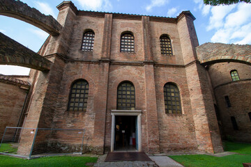 ravenna historical center kingdom of the Lombards with fantastic and unique mosaics in the...
