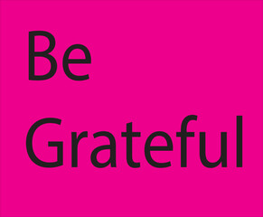 grateful vector illustration image clipart