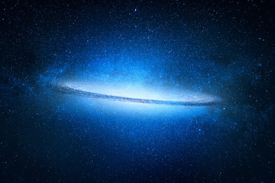 The Sombrero Galaxy in open space. Elements of this image furnished by NASA.