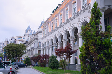 Fototapeta premium Central Chavchavadze street of Batumi Georgia
