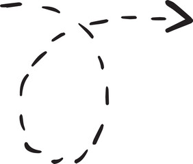 hand drawn doodle and cartoon style arrows vector icon illustration isolated on white background 2